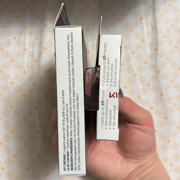 KISS MAGNETIC EYELASH SET OF 2 + Magnetic Liner- BRAND NEW SEALED IN BOX -BUNDLE - Picture 4 of 14